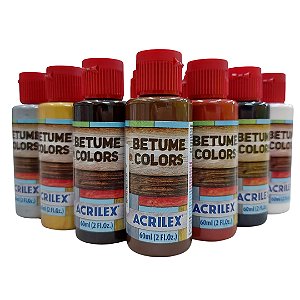 Betume Colors 60 Ml Acrilex - Diversas Cores