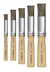 Kit Pincel Broxinha Batedor Condor 460 - 5 Und Nº 6-4-2-0-00