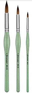 Conjunto Pincel Redondo 403 Cabo Ergonomico Condor 3 Pçs