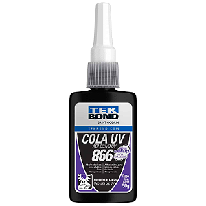 Adesivo Cola UV Ultra Violeta TEKBOND 866 - 50 gramas
