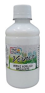 Verniz Acrílico Brilhante 250 Ml True Colors - Base De Água