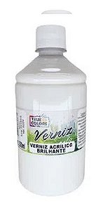 Verniz Acrílico Brilhante 500 Ml True Colors - Base De Água