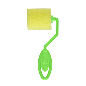 ROLO PINTURA MINI CONDOR ESPUMA AMARELA  4 CM