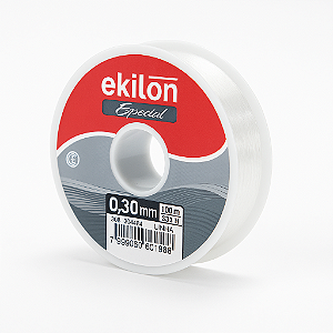 Fio de Nylon Ekillon 0,30mm – Carretel 100m Transparente