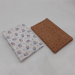 Tecido 100% Algodão 02 Recorte Florido de 50x70 cm - KT044