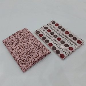 Tecido 100% Algodão 02 Recorte Florido de 50x70 cm - KT042