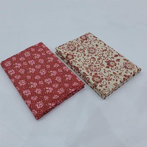 Tecido 100% Algodão 02 Recorte Florido de 50x70 cm - KT038