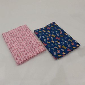 Tecido 100% Algodão 02 Recorte Florido de 50x70 cm - KT028