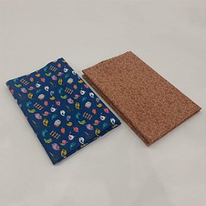 Tecido 100% Algodão 02 Recorte Florido de 50x70 cm - KT027