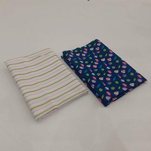 Tecido 100% Algodão 02 Recorte Florido de 50x70 cm - KT024