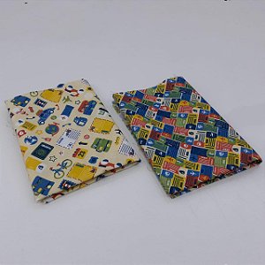 Tecido 100% Algodão 02 Recorte Florido de 50x70 cm - KT006