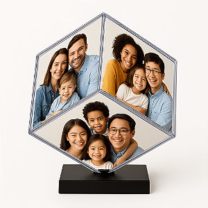 FOTO CUBO GIRATORIO 6,2 CM C/ BASE