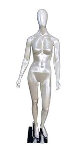 MANEQUIM DE FIBRA FEMININO JULIANA RETA PÉROLA