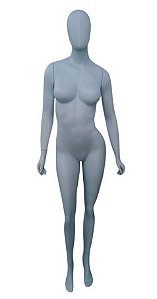 MANEQUIM DE FIBRA FEMININO FITNESS RETA CINZA NIKE