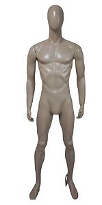 MANEQUIM DE FIBRA MASCULINO SPILBERG BEGE