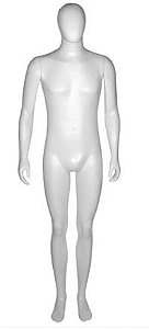MANEQUIM DE PLÁSTICO MASCULINO RETO BRANCO - SEM BASE