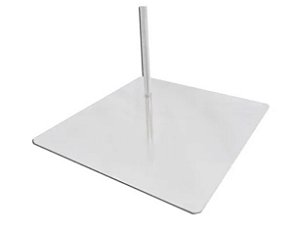 BASE PARA MANEQUIM DE 01 PINO - BRANCA