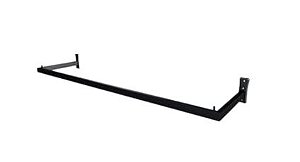 ARARA DE PAREDE PRETA TUBO QUADRADO INDUSTRIAL - 1.00MT