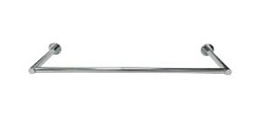 ARARA DE PAREDE FIXA RETA CROMADA - 1.50MT