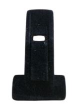 PRESILHA DE VELUDO PRETA - PCT C/10