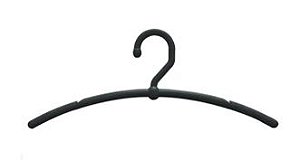 CABIDE PLÁSTICO BOUTIQUE ABERTO PRETO - PCT C/100