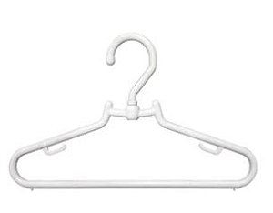 CABIDE PLÁSTICO BOUTIQUE GIRATÓRIO BRANCO - PCT C/100