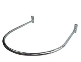 PROVADOR DE PAREDE REDONDO CROMADO 90X90