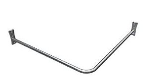 PROVADOR DE PAREDE CANTO CROMADO 90X90