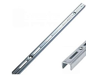 TRILHO SIMPLES CROMADO - 2.00MT