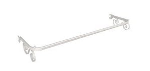 ARARA DE CREMALHEIRA VINTAGE BRANCA - 1.20MT