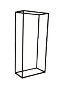 ARARA ESTRUTURA CREMALHEIRA PRETA - 1.24MT X 2.20MT