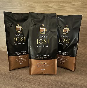 Kit Café Especial da Josi - 03 pacotes de 500g cada - MOÍDO - 100% Arábica