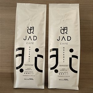KIT 2 PACOTES - JAD CAFÉ GOURMET - PACOTE DE 500G CADA - MOÍDO