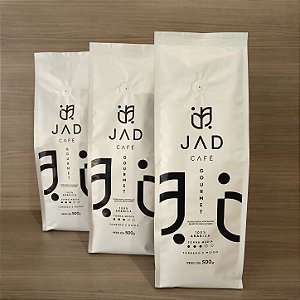 KIT 3 PACOTES - JAD CAFÉ GOURMET - PACOTE DE 500G CADA - MOÍDO