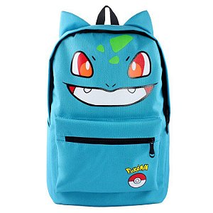 Mochila Escolar Pokémon - Bulbassauro