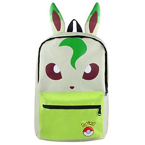 Mochila Escolar Pokémon - Leafeon