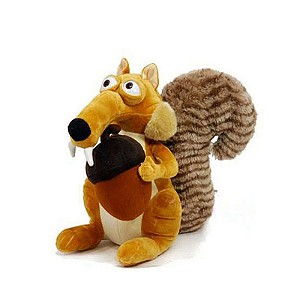 Pelúcia Scrat A Era do Gelo - Blue Sky
