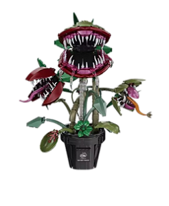 Planta Carnívora Criativa em Vaso - Blocos de Montar