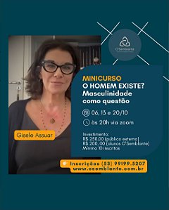 Assistir a Gravação - O Homem Existe? Masculinidade como questão