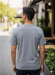 Camiseta Masculina Malha Texturizada Premium