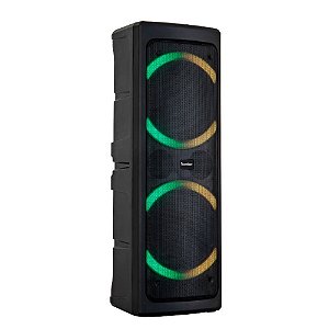 Caixa De Som Bomber Beatbox 2000 Bluetooth Led Preto Bivolt