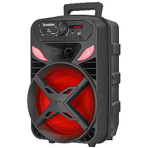 Caixa De Som Bluetooth Bomber Papão 300 10W Bivolt