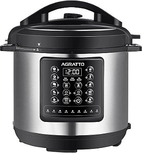 Panela de Pressão Digital Agratto Inox 127V APPD01L-01