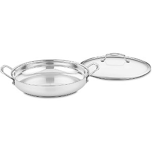 Panela Aço Inox Cuisinart 30 Cm Com Tampa 425-30D