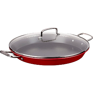 Panela Cuisinart Com Tampa De Vidro 38 Cm Asp-38Cr