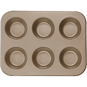 Forma Cupcake Cuisinart 6 Espaços Champanhe Amb-6Jmpch