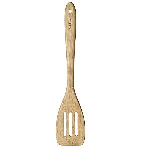 Espatula Madeira Cuisinart Com Fenda Greengorment Ctg-Bam-Lt