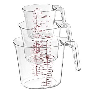 Conjunto De Copo Medidor Cuisinart 3 Peças Ctg-00-3Mc