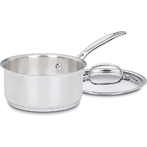 Caçarola Cuisinart Aço Inox 1,8 Litros Com Tampa 719-18