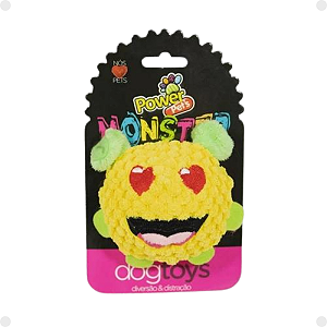 Brinquedo Pelúcia Emoticon Pequeno Amarelo 7cm